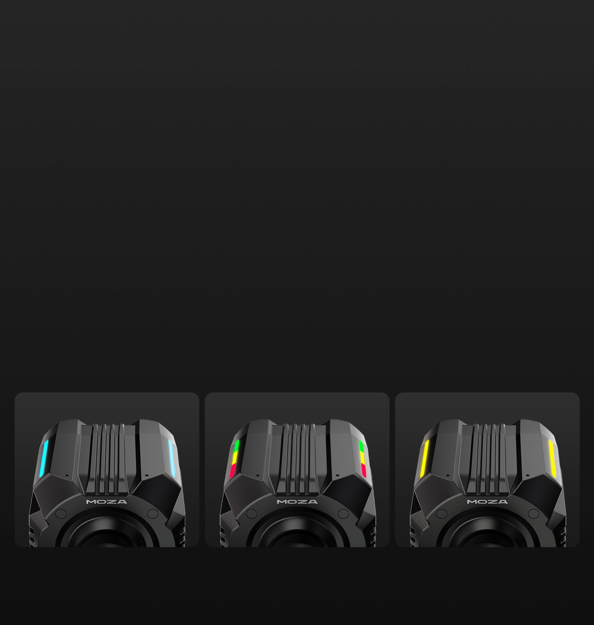 Moza R16 ULTRA - rgb lighting